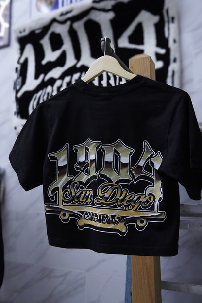 1904 Gold Plaque crop top