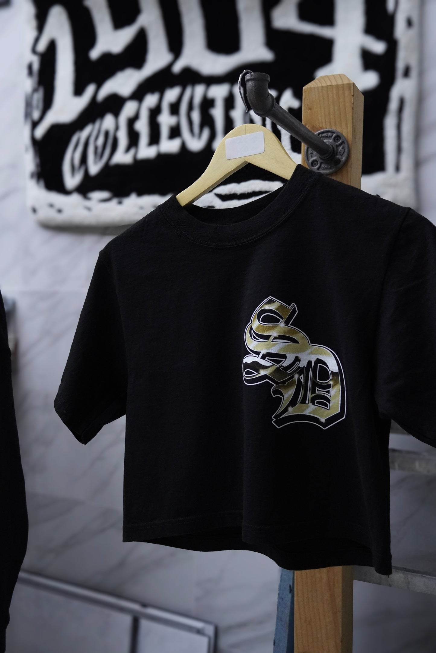 1904 Gold Plaque crop top