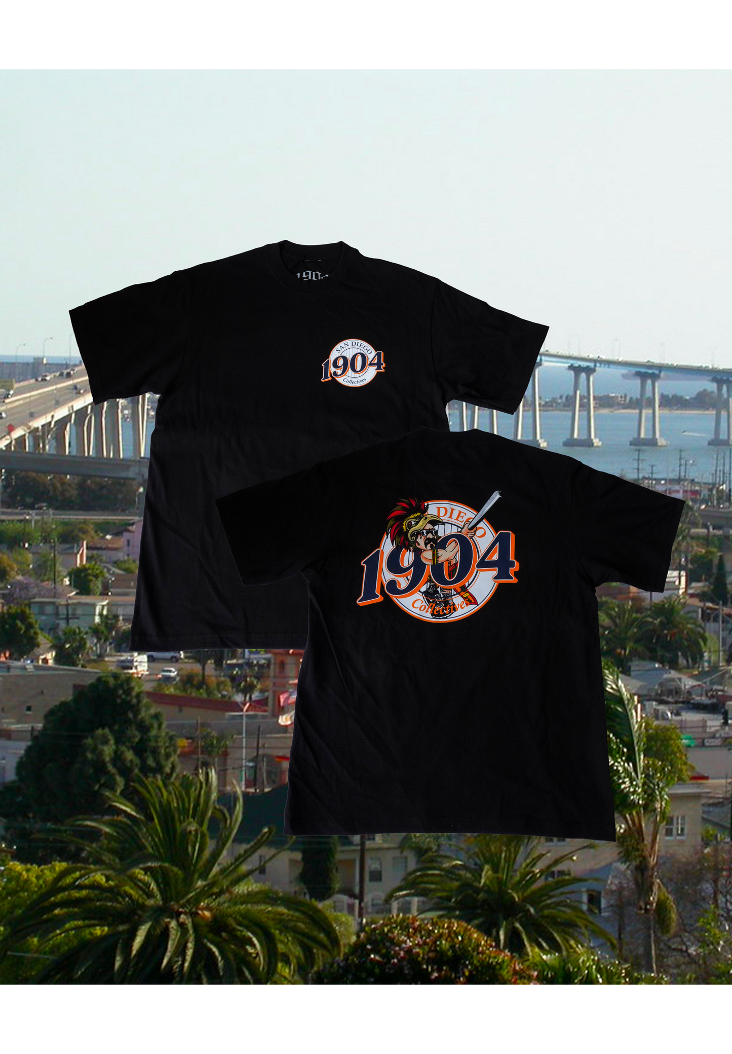 98Azteca tee ( black )