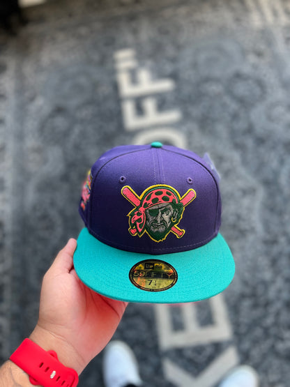 New Era Pittsburgh Pirates 2006 ASG Patch ( Purple/Teal )